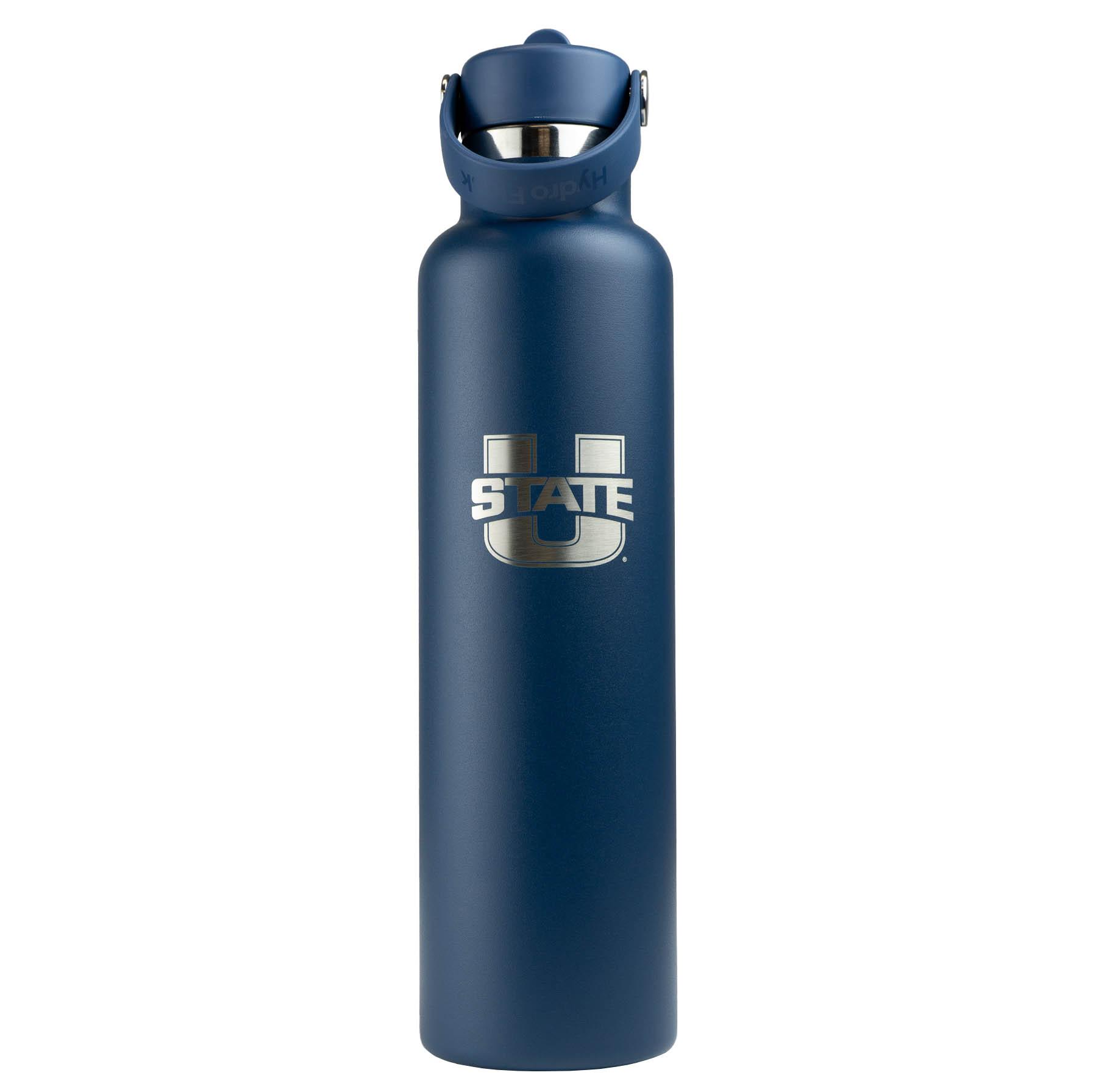 U-State Standard Mouth Flex Straw Lid Hydro Flask - 24 Oz. | Utah State  Aggies