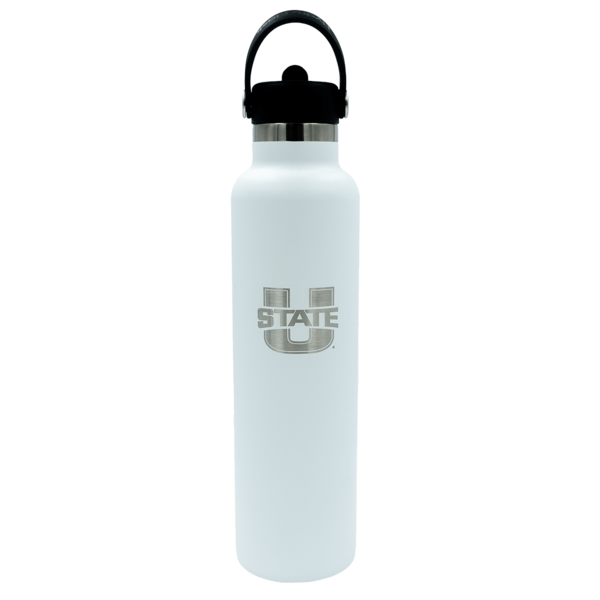 Hydro Flask Standard Mouth Insulated Water Bottle, White - 24 oz