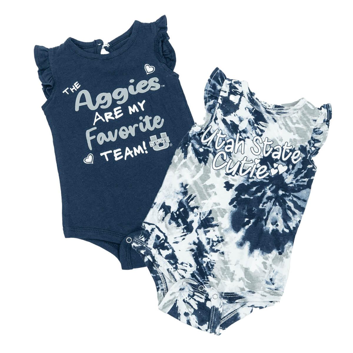 Utah State Aggies Two-Pack Infant Onesie